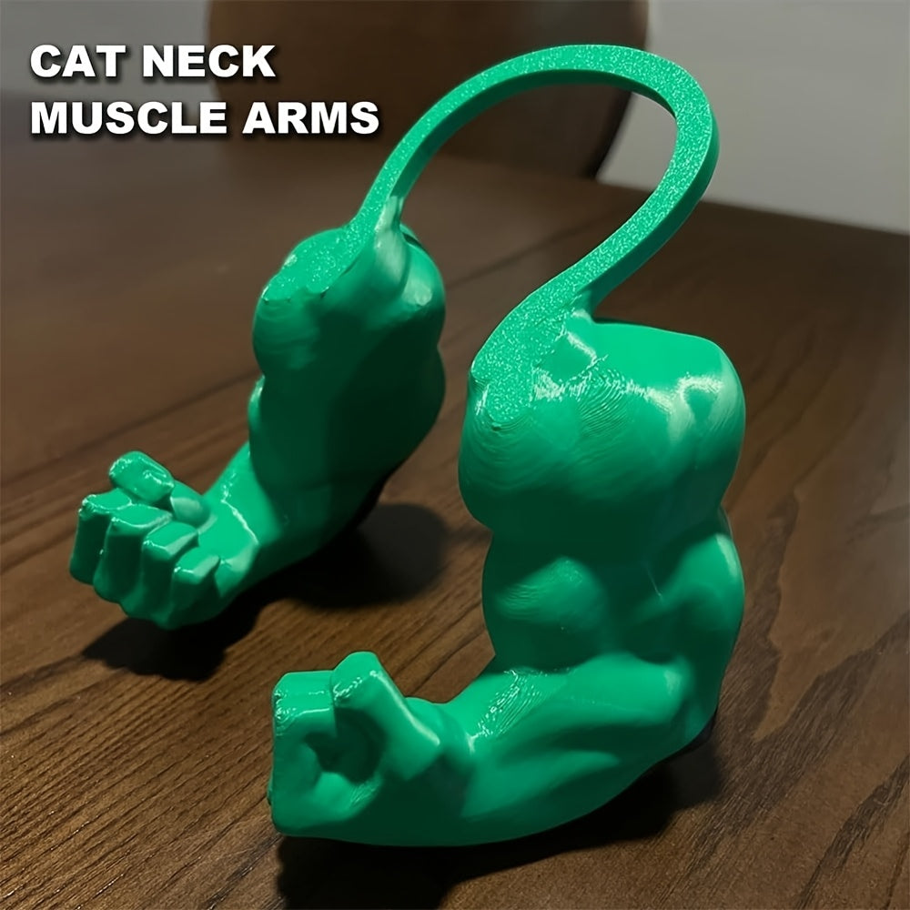 3D Printed Cat Muscle Arm Costume - Funny Giant Hand Pet Outfit, Superhero Cosplay & Halloween Costume For Cats | Pet Accessories & Giant Arm Clothing, Without Battery